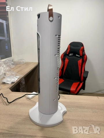 Вентилаторна печка 2-в-1 с керамичен нагревател, осцилация 60°, дистанционно и LED дисплей, снимка 17 - Отоплителни печки - 53879781