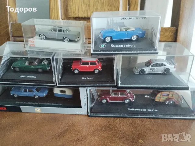 Мащабни модели колички 1/87Mercedes,VW,Skoda MG, снимка 1 - Колекции - 47102525