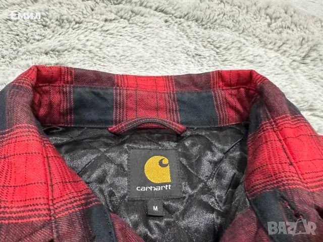 Мъжко яке тип риза Carhartt, Размер М, снимка 5 - Якета - 48541027