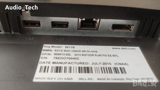 Dell wyse 5040 all in one plus display port, снимка 9 - Монитори - 46296387