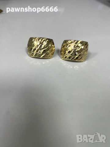 Златни обеци 14 карата, снимка 6 - Обеци - 53160908