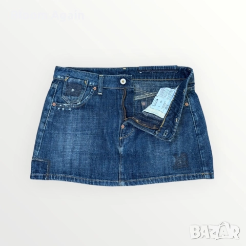 Дамска дънкова пола G-STAR, снимка 3 - Поли - 52426163