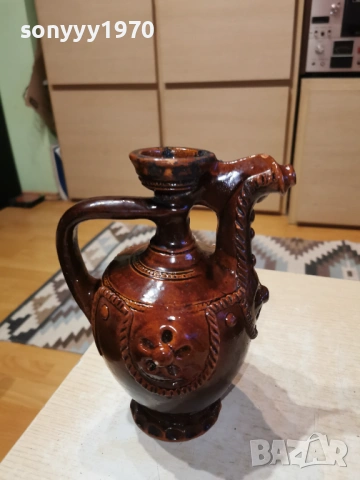 СТАРА КАНА КЕРАМИКА 0702261837, снимка 6 - Антикварни и старинни предмети - 53395113