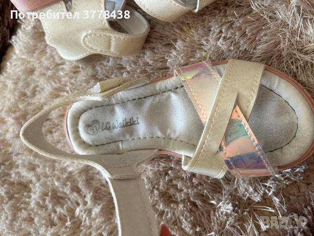 Детски сандалки за момичета, снимка 2 - Детски сандали и чехли - 46153539