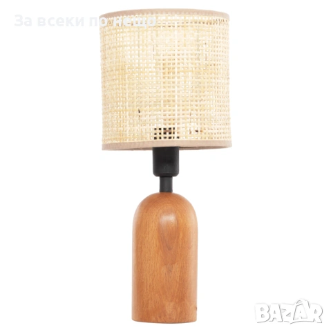 Настолна лампа Лусия - натурал Код P2024, снимка 4 - Настолни лампи - 53937196