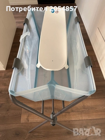 Комплект вана за къпане и поставка за новородено Stokke® Flexi Bath® Bundle, снимка 2 - За банята - 54194169