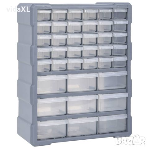 vidaXL Шкаф органайзер с 39 чекмеджета, 38x16x47 см（SKU:149604, снимка 1 - Шкафове - 46153262