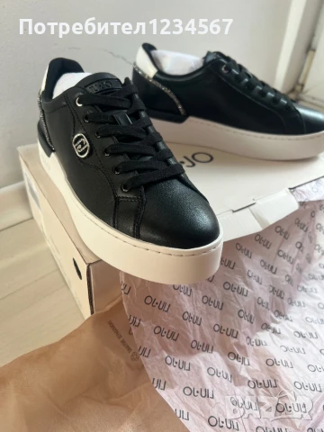 НОВИ уникални маратонки от естествена кожа LIU JO с цирконии, снимка 8 - Маратонки - 51378692