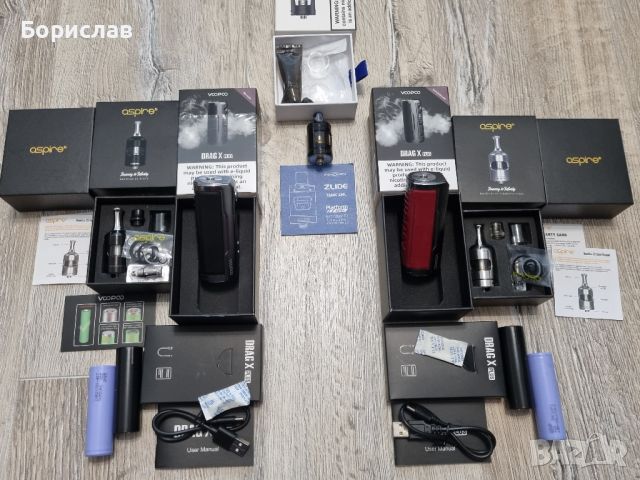 Voopoo Drag X Plus и Aspire, снимка 1 - Електронни цигари - 45424086