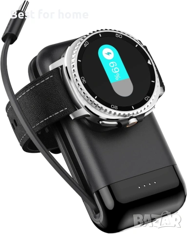 2 в 1 преносимо зарядно за Galaxy Watch 8/8 