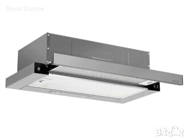 Абсорбатор, 160W, класик, бял, AMK- 2119IX, 160W, класик, INOX, 2 мотора, снимка 2 - Други стоки за дома - 46799941