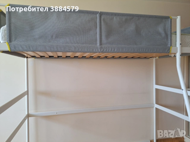 Легло - надстройка Икеа!, снимка 3 - Мебели за детската стая - 53181167