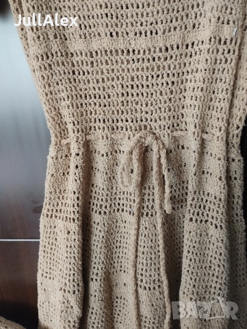 Дамска рокля на една кука- handmade, снимка 4 - Рокли - 54124454