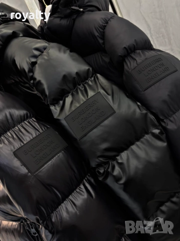 Burberry Черно Зимно Мъжко Яке , снимка 8 - Якета - 52581658