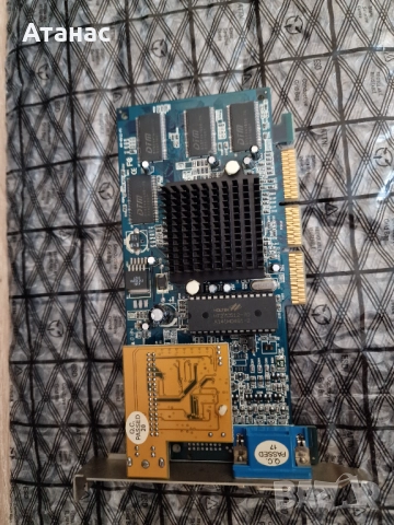 3бр. AGP VGA - Asus GF6200 128MB + GF6200 128MB + GEFORCE M400F1P 64 MB, снимка 9 - Видеокарти - 51690584