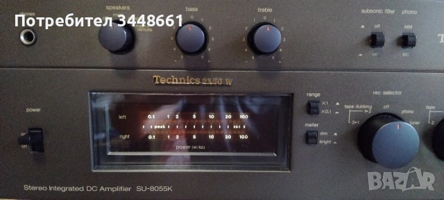 Продавам Technics SU-8055K, снимка 2 - Ресийвъри, усилватели, смесителни пултове - 53520801