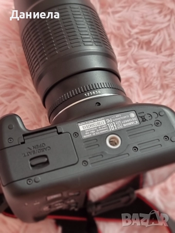 Canon EOS 1300D + обектив 100-200mm, снимка 5 - Фотоапарати - 52732584