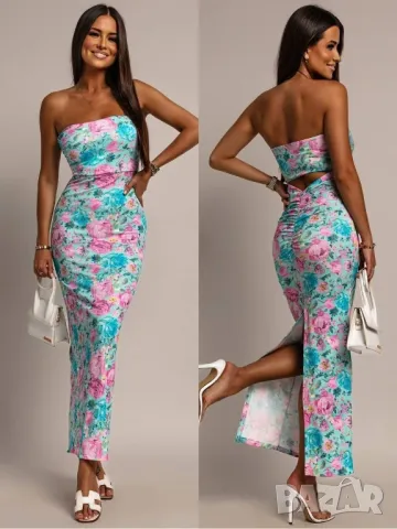 флорални рокли , снимка 4 - Рокли - 50385556