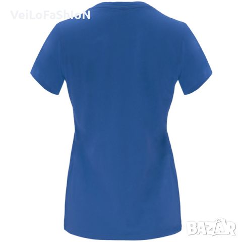 Нова дамска тениска в син цвят, снимка 2 - Тениски - 45314657
