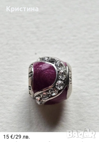 Неоригинални сребърни талисмани, снимка 18 - Гривни - 54204455