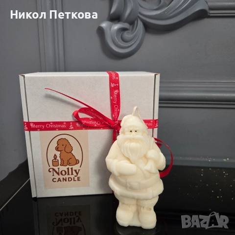 Коледни соеви свещи