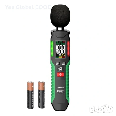 Дигитален шумомер 30–130dB A/C LCD