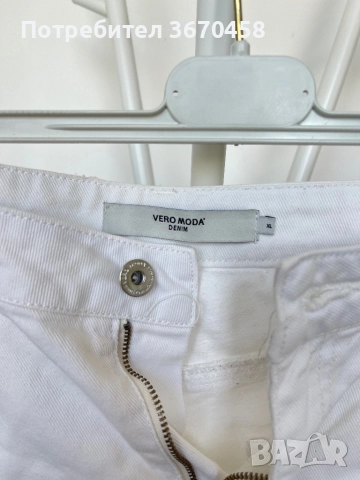Дамски къси дънкови панталони Vero Moda XL, снимка 2 - Къси панталони и бермуди - 51755029