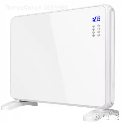 Дигитален конвектор със стъклен панел, снимка 3 - Отоплителни печки - 47600635