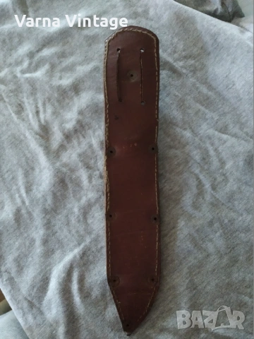 Стара кожена кания за нож., снимка 3 - Ножове - 53859500