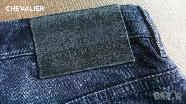 SCOTCH & SODA Jeans Размер 34 / 32 мъжки еластични дънки 27-66, снимка 4 - Дънки - 49526124