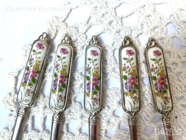 Красиви прибори от Япония с порцелан, снимка 2 - Антикварни и старинни предмети - 49884051