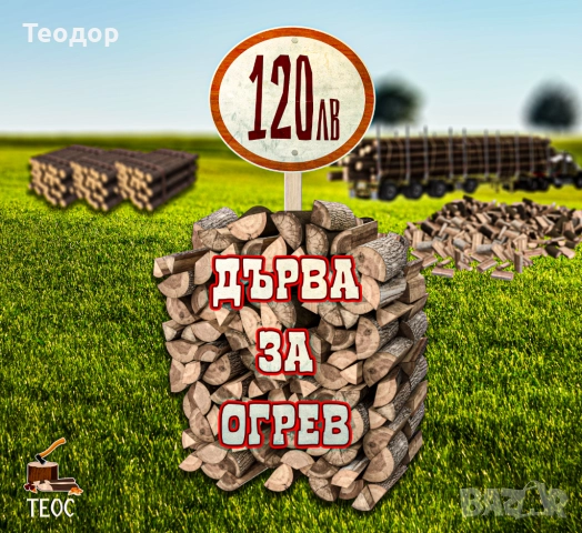 Сухи дърва за огрев – 120 лв за кубик