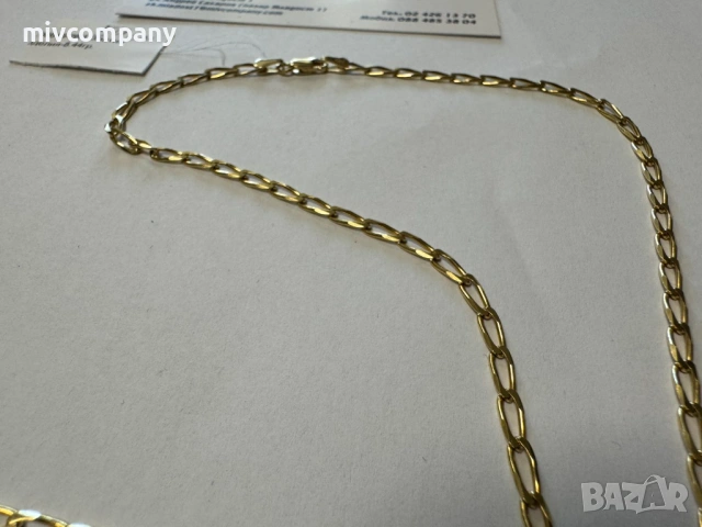 Златен синджир 8.44гр.54см., снимка 4 - Колиета, медальони, синджири - 53813887