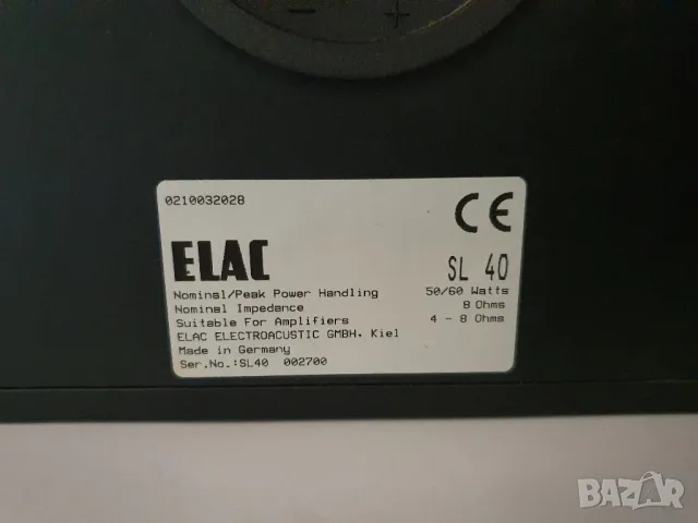 ELAC-SL 40, снимка 6 - Тонколони - 49775419