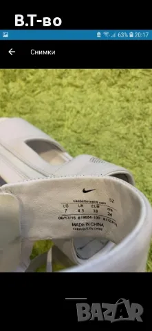 Nike бели сандали, снимка 7 - Сандали - 49633071