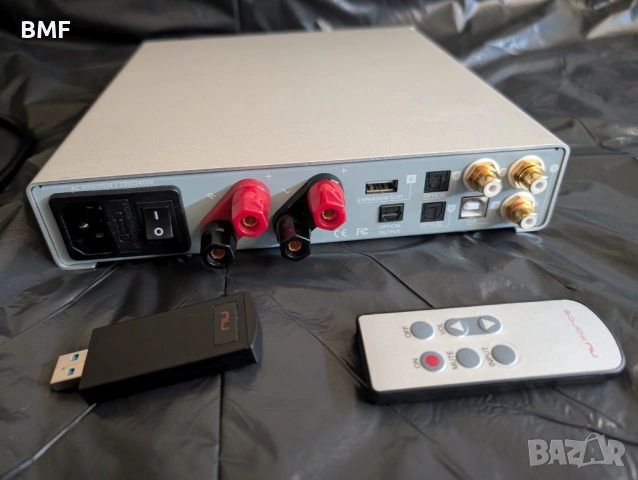 Интегриран class D усилвател NUFORCE DDA-120 + Bluetooth модул, снимка 2 - Ресийвъри, усилватели, смесителни пултове - 53541057