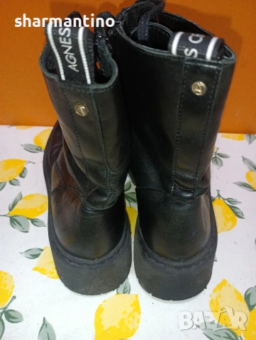 Agnes Cecilia кожени боти N 41, снимка 7 - Дамски боти - 53356358