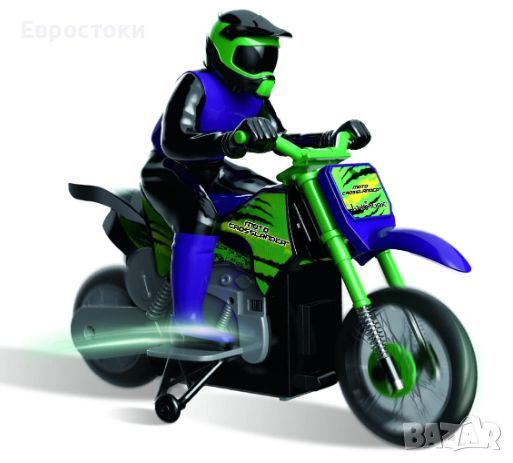 Радиоуправляем мотоциклет Lexibook Moto Crosslander, офроуд, снимка 2 - Коли, камиони, мотори, писти - 45935670