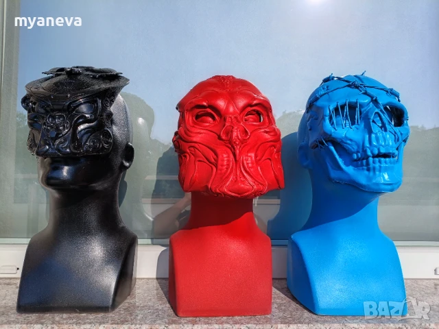 Манекени за магазин, екшън фигури, декорация, скулптури, фентъзи филмови герои. 