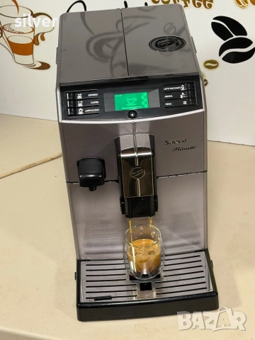 Кафемашина кафе автомат saeco minuto с гаранция, снимка 2 - Кафемашини - 52236190