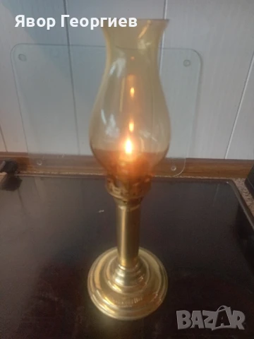 Немска бронзова лампа