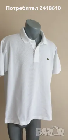 Lacoste Pique Cotton Classic Fit Mens Size 6 - XL ОРИГИНАЛ! Мъжка Тениска!, снимка 3 - Тениски - 46979873