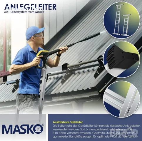 Masko® алуминиево строително скеле, снимка 4 - Други машини и части - 48038009