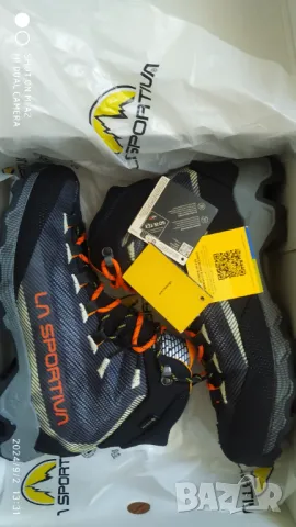 La Sportiva Aequilibrium Hike GTX Carbon/Papaya , снимка 2 - Спортни обувки - 47104889