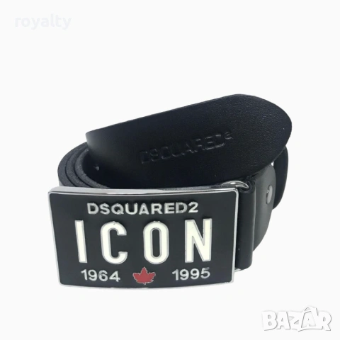 DSQUARED2 Нов Мъжки Колан Естествена Кожа 