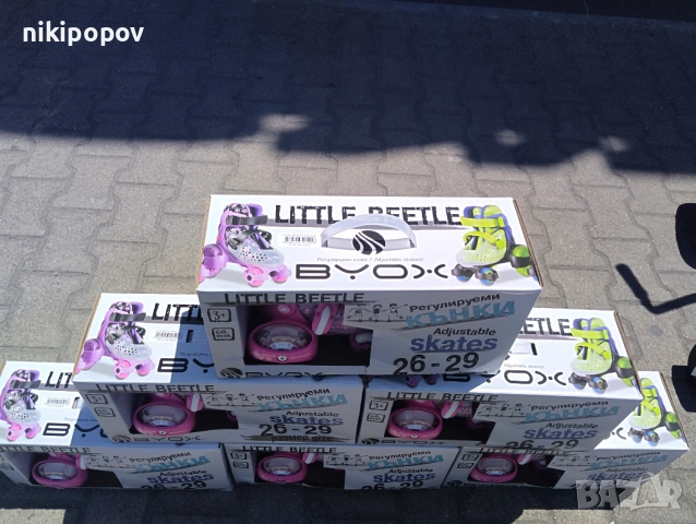 BYOX Детски кънки XS Little Beetle 26-29 Pinky Girl, снимка 4 - Ролери, кънки - 53564798