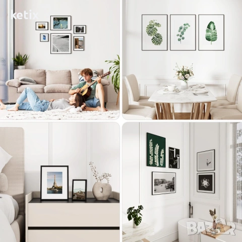 Рамка за картина 30 x 40 см,черен алуминий, снимка 2 - Други - 53731260