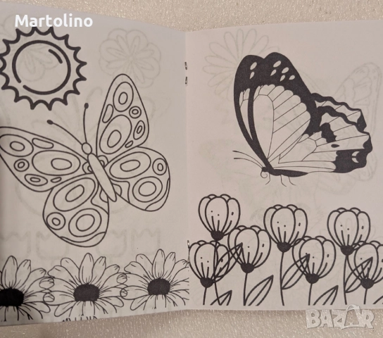 Персонализирана книжка за оцветяване с Пеперудки, снимка 3 - Детски книжки - 52869465