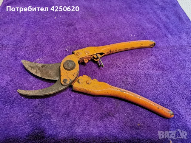 Стара лозарска ножица , снимка 2 - Градински инструменти - 50578206
