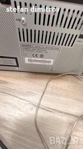 Sony HCD-MX700Ni WiFi S-Master Micro 100W Receiver, снимка 14 - Аудиосистеми - 52031760